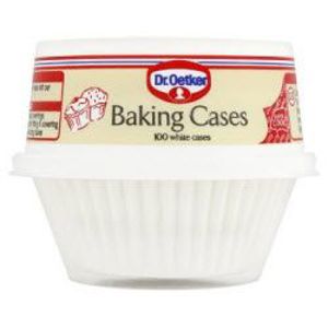 Dr Oetker White Baking Cases 100s Dr Oetker White Baking Cases 100s