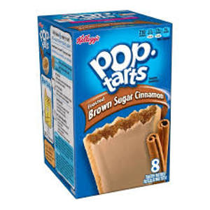 Kellogg's Pop Tarts Frosted Brown Sugar Cinnamon 8's 416g Kellogg's Pop Tarts Frosted Brown Sugar Cinnamon 8's 416g