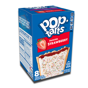 Kellogg's Pop Tarts Strawberry Frosted 400g Kellogg's Pop Tarts Strawberry Frosted 400g