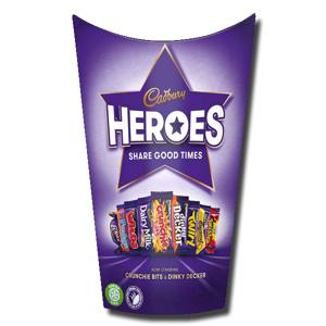 Cadbury Heroes Carton 185g Cadbury Heroes Carton 185g