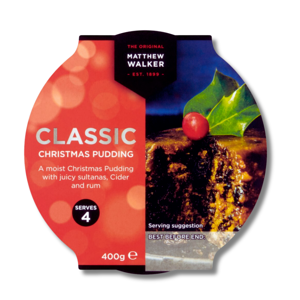 Matthew Walker Christmas Classic Pudding 400g Matthew Walker Christmas Classic Pudding 400g