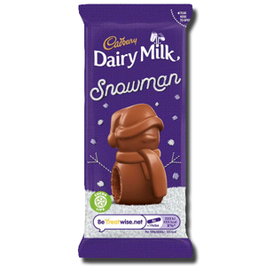 Cadbury Mousse Snowman Chocolate 30g Cadbury Mousse Snowman Chocolate 30g