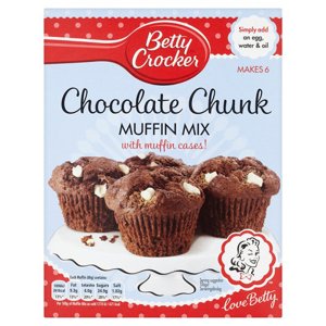 Betty Crocker Chocolate Chunk Muffin Mix 335g Betty Crocker Chocolate Chunk Muffin Mix 335g
