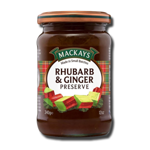 Mackays Rhubarb & Ginger 340g Mackays Rhubarb & Ginger 340g