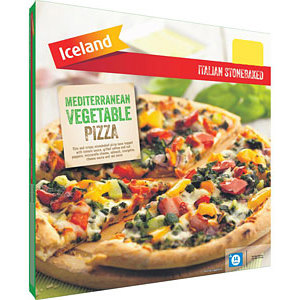 Iceland Mediterranean Veg Pizza 400g Iceland Mediterranean Veg Pizza 400g