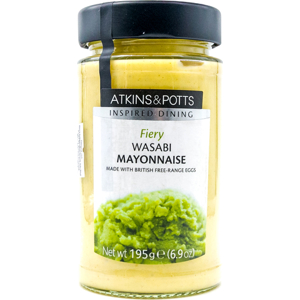 Atkins & Potts Wasabi Mayonnaise 220G Atkins & Potts Wasabi Mayonnaise 220G