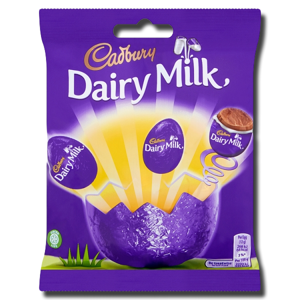 Cadbury Chocolate Dairy Milk Mini Eggs Bag 72g Cadbury Chocolate Dairy Milk Mini Eggs Bag 72g