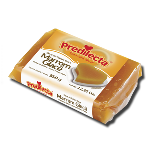 Predilecta Marron Glacê Bloco 350g Predilecta Marron Glacê Bloco 350g