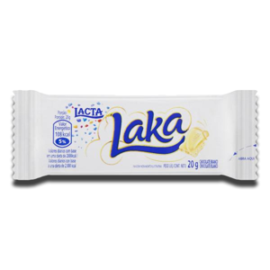 Lacta Laka Chocolate Branco 20g Lacta Laka Chocolate Branco 20g