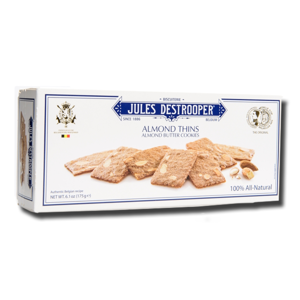 Jules Destrooper Belgian Almond Thins 100g Jules Destrooper Belgian Almond Thins 100g