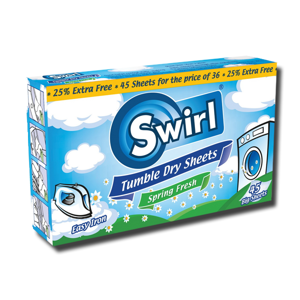 Swirl Tumble Dry Sheets Spring Fresh Swirl Tumble Dry Sheets Spring Fresh