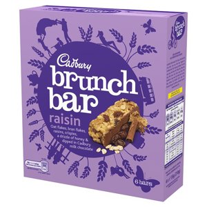 Cadbury Brunch Bar Raisin 6x29g Cadbury Brunch Bar Raisin 6x29g