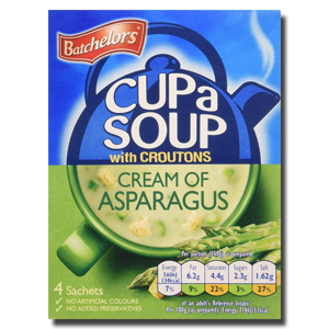 Batchelors Cup a Soup Asparagus 117g Batchelors Cup a Soup Asparagus 117g