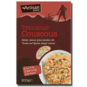 Artisan Grains Couscous Tricolour 200g Artisan Grains Couscous Tricolour 200g