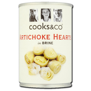 Cooks & Co Artichoke Hearts in Brine 390g Cooks & Co Artichoke Hearts in Brine 390g