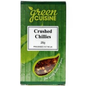 Green Cuisine Crushed Chillies 25g Green Cuisine Crushed Chillies 25g
