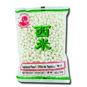 Cock Brand Tapioca Pérolas Grandes 400g Cock Brand Tapioca Pérolas Grandes 400g