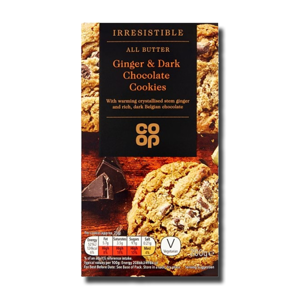Coop All Butter Ginger & Dark Chocolate Cookies 200g Coop All Butter Ginger & Dark Chocolate Cookies 200g