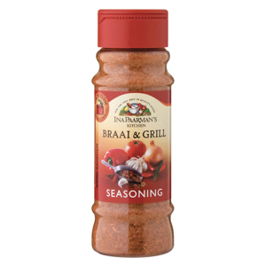 Ina Paarman's Braai & Grill Seasoning 200ml Ina Paarman's Braai & Grill Seasoning 200ml