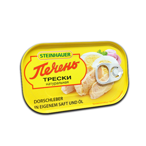 Steinhauer Figado de bacalhau em Óleo 120g Steinhauer Figado de bacalhau em Óleo 120g