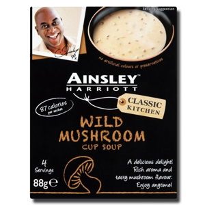 Ainsley Harriott Cup Soup Wild Mushroom 75g Ainsley Harriott Cup Soup Wild Mushroom 75g