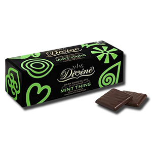 Divine Dark Chocolate Mint Thins 200g Divine Dark Chocolate Mint Thins 200g