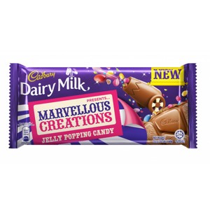 Cadbury Marvellous Smashables Jelly Popping Candy 180g Cadbury Marvellous Smashables Jelly Popping Candy 180g