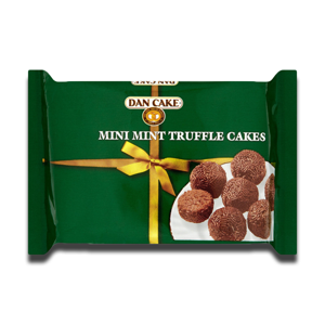 Dan Cake Mini Mint Truffle Cakes 140g Dan Cake Mini Mint Truffle Cakes 140g