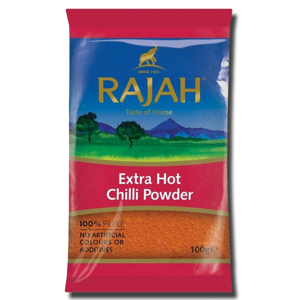 Rajah Extra Hot Chilli Powder 100g Rajah Extra Hot Chilli Powder 100g