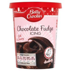 Betty Crocker Chocolate Fudge Icing Rich & Creamy 400g Betty Crocker Chocolate Fudge Icing Rich & Creamy 400g