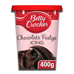 Betty Crocker Chocolate Fudge Icing Rich & Creamy 400g Betty Crocker Chocolate Fudge Icing Rich & Creamy 400g