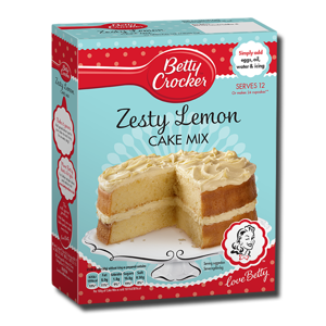 Betty Crocker Zesty Lemon Cake Mix 425g Betty Crocker Zesty Lemon Cake Mix 425g