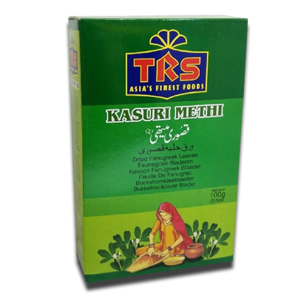 TRS Kasuri Methi - Fenugreek Leaves - Feno Grego 100g TRS Kasuri Methi - Fenugreek Leaves - Feno Grego 100g