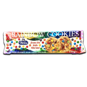 Merba Rainbow Cookies 150g Merba Rainbow Cookies 150g