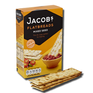Jacob's Mixed Seed Flatbreads 150g Jacob's Mixed Seed Flatbreads 150g
