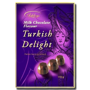 Ashley's Turkish Delight Chocolate 110g Ashley's Turkish Delight Chocolate 110g