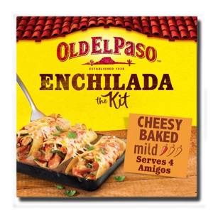 Old El Paso Enchiladas Cheesy Baked kit 663g Old El Paso Enchiladas Cheesy Baked kit 663g