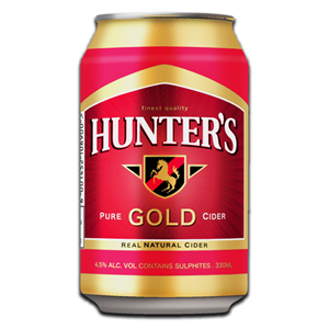 Hunter's Gold Cider Can 330ml