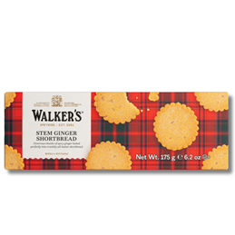 Walkers Stem Ginger Shortbread 175g