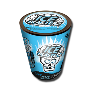 Brain Blasterz Ice Container Mega Sour 48g Brain Blasterz Ice Container Mega Sour 48g