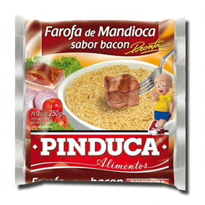 Pinduca Farofa Mandioca Bacon 250g