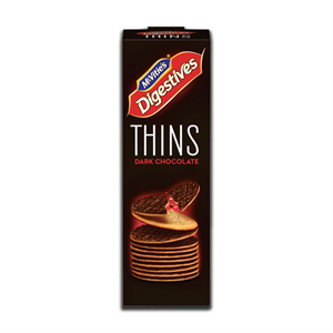 Mcvitie's Digestive Thins Dark Chocolate 180g