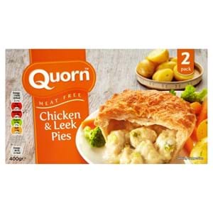 Quorn Chicken & Leek Pies 400g