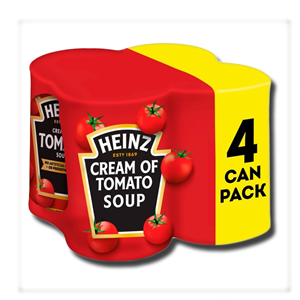 Heinz Cream of Tomato Soup 4 Pack 400g