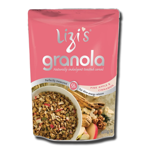 Lizi's Pink Apple & Cinnamon Granola Simply 400g Lizi's Pink Apple & Cinnamon Granola Simply 400g