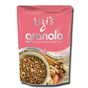 Lizi's Pink Apple & Cinnamon Granola Simply 400g