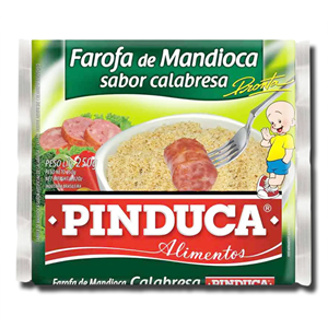Pinduca Farofa de Mandioca Calabresa 250g