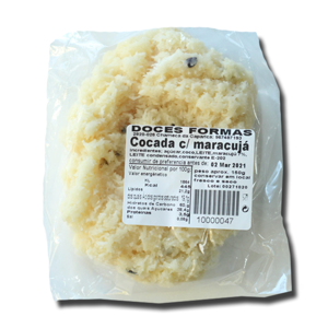 Doces Brasileiros Cocada Maracujá 80g Doces Brasileiros Cocada Maracujá 80g