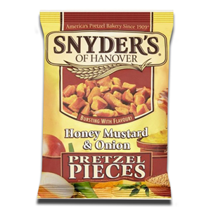 Snyders Pretzel Pieces Honey Mustard Onion 125g