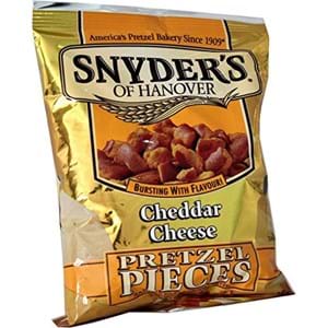 Snyders Pretzel Pieces Cheddar 125g
